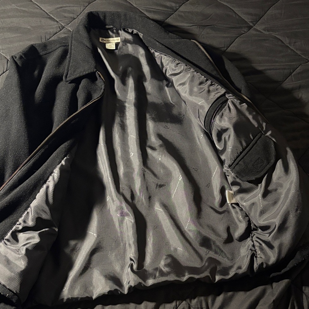Men's Zip-Up Wool Jacket - Picture 3 of 6